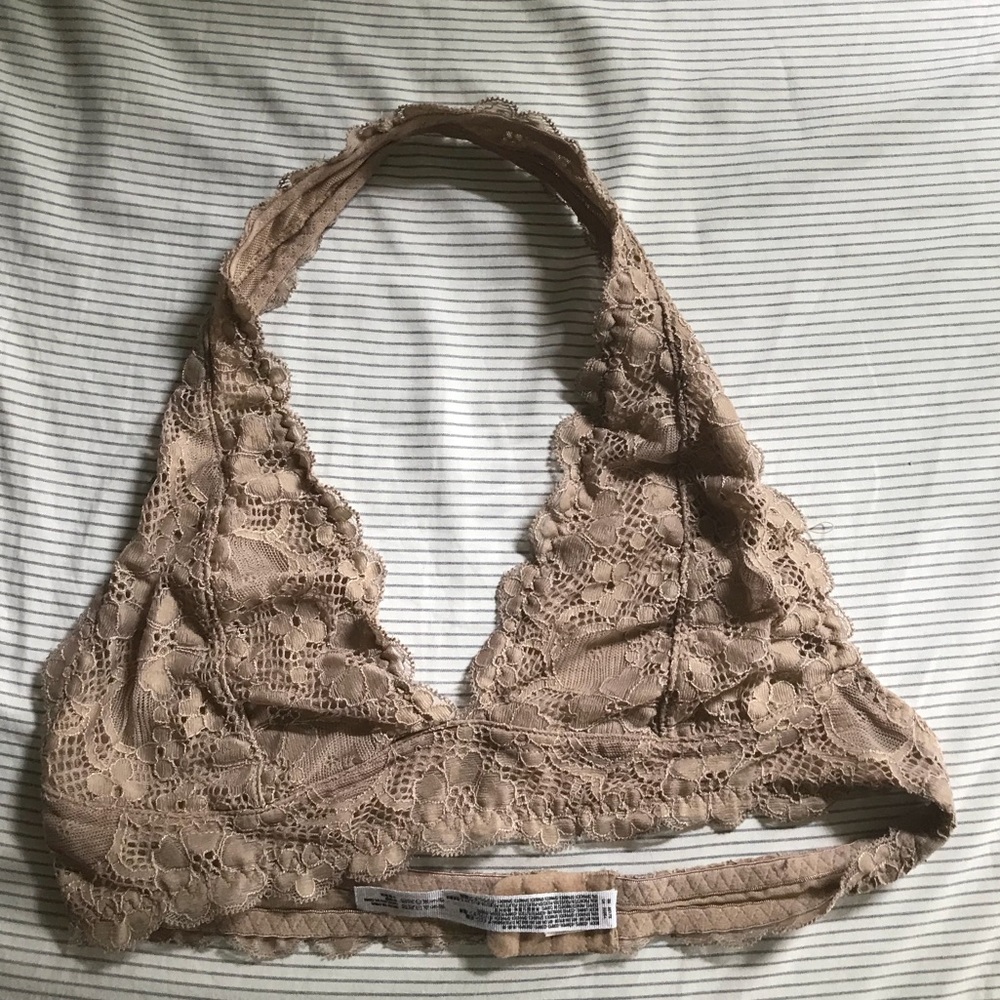 FREE PEOPLE BRALETTE HALTER